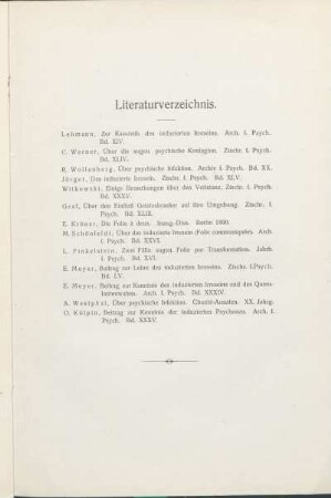 Literaturverzeichnis.