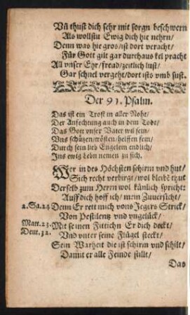 Der 91. Psalm. - Der 100. Psalm.