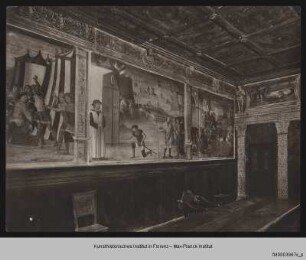 Wanddekoration mit Szenen der römischen Geschichte
