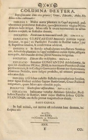 Columna dextera.