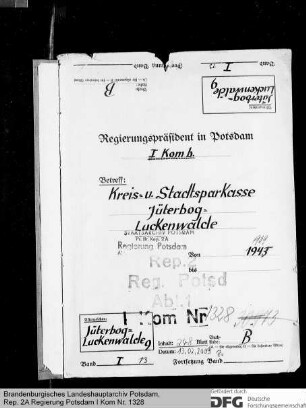 Kreis- und Stadtsparkasse Jüterbog-Luckenwalde