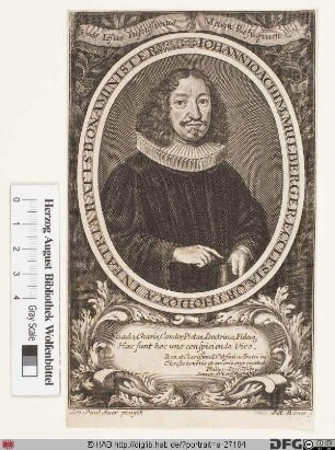 Bildnis Johann Joachim Mühlberger (Mülberger)