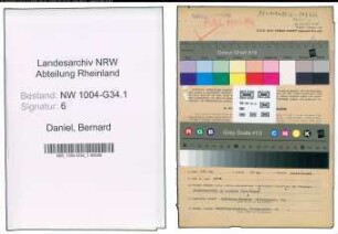 Entnazifizierung Bernard Daniel , geb. 02.03.1892 (Arzt)
