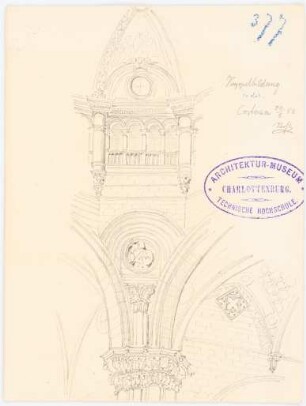 Kuppelbildung in der Certosa (Abtei von Trisulti), Collepardo (?): Innenteilansicht