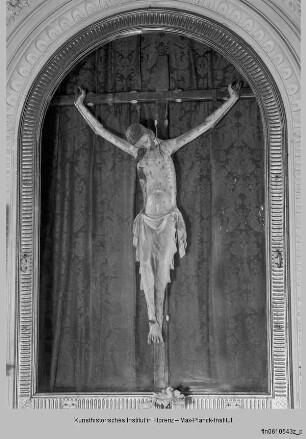 Christus am Kreuz - Kruzifix mit Pestwunden