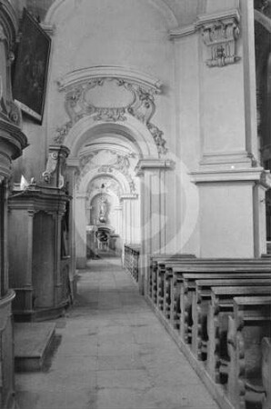 Seitenschiff der Klosterkirche Liebenthal