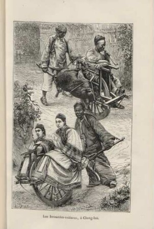 Les brouettes-voitures, à Chang-hai