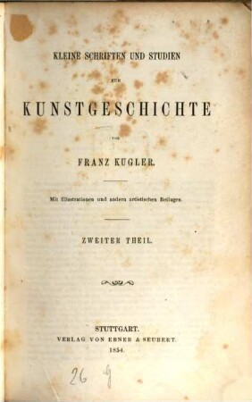 Kleine Schriften und Studien zur Kunstgeschichte, 2
