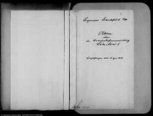 Berechtsame der Braunkohlenmutung "Lindow I" bei Unterlindow (heute: Groß Lindow)