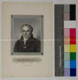 Porträt des Naturforschers und Geografen Alexander Freiherr von Humboldt