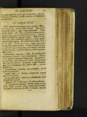 Ad Librvm XXXII. [u. a.]