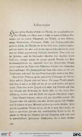 Lebensstufen
