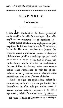 Chapitre V. Conclusion.