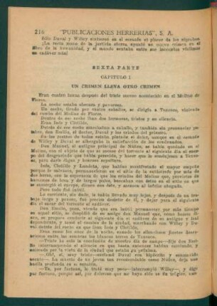 Capítulo I - Un crimen lleva otro crimen