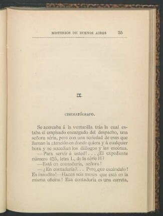 IX. Cinematógrafo
