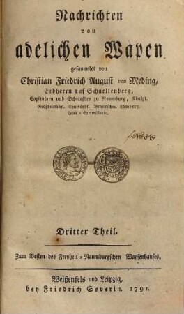 Nachrichten von adelichen Wapen, 3