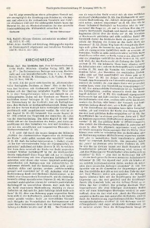 875-877 [Rezension] Dreier, Ralf, Das kirchliche Amt