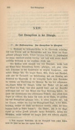 382-405 Das Evangelium in der Liturgie : Schluß