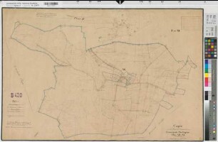 Oedingen (Lennestadt), Teilung der Feldmark Brenschede, Brouillonkarte Flur 11;12