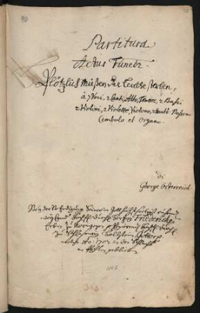 Plötzlich müssen die Leute sterben; V (6), orch, bc; g-Moll