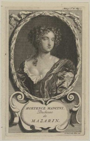 Bildnis der Hortence Mancini de Mazarin