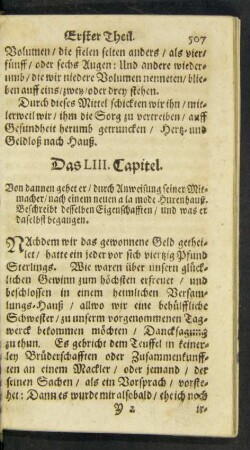 Das LIII. Capitel.