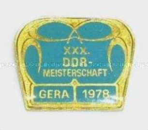 Deutscher Box-Verband der DDR (DBV), 30. DDR-Meisterschaft im Boxen in Gera