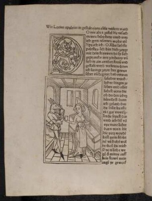 Palestra und der in einen Esel verwandelte Lucius Apuleius