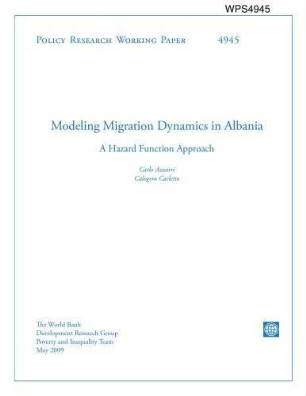Modeling migration dynamics in Albania : a hazard function approach