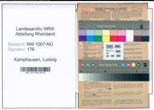 Entnazifizierung Ludwig Kamphausen , geb. 24.10.1886 (Anstreicher)