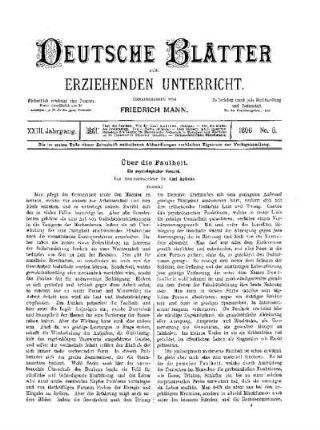 Über die Faulheit : (Schluss)