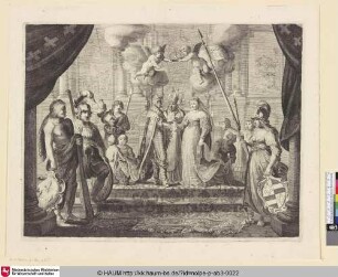 [Eheschließung der Maria de Medici und des Heinrich IV.; Huwelijk van koning Hendrik IV van Frankrijk met Maria de' Medici]