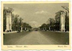 Die Ost-West-Achse in Berlin