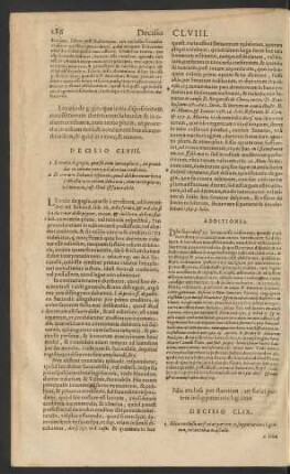 Decisio CLVIII.