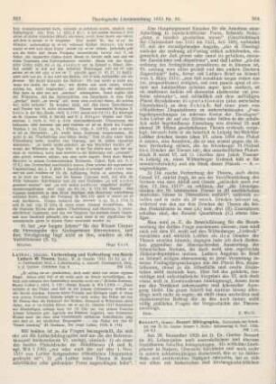 363-364 [Rezension] Luther, Johannes, Vorbereitung und Verbreitung von Martin Luthers 95 Thesen