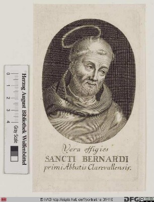 Bildnis hl. Bernhard von Clairvaux