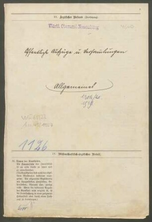 Öffentliche Aufzüge und Versammlungen