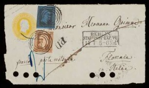 Brief von Dorothea Grimm an Herman Grimm