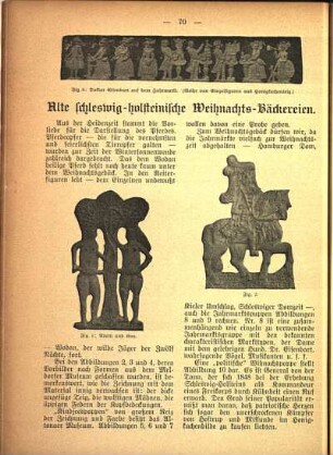 Alte schleswig-holsteinische Weihnachts-Bäckereien.