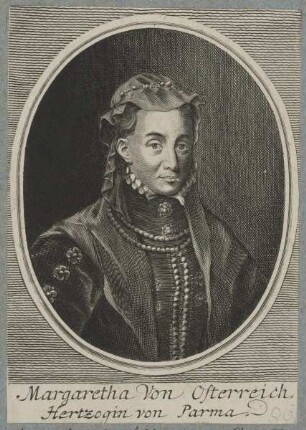 Bildnis der Margaretha von Osterreich, Hertzogin von Parma