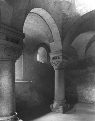Eger/Cheb, Burg, Doppelkapelle St. Erhard, Untergeschoss