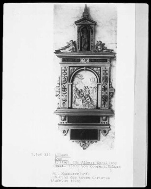 Epitaph des Kaufmanns Albert Schilling