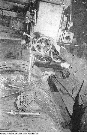 Dresden, Übigau. VEB Dampfkesselbau Dresden-Übigau, Dezember 1949