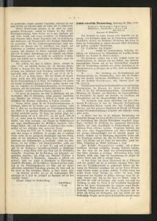 Sechste ordentliche Versammlung, Samstag, 23. März 1878