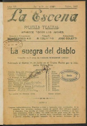 La suegra del diablo : comedia en tres actos