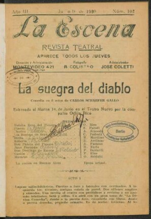 La suegra del diablo : comedia en tres actos