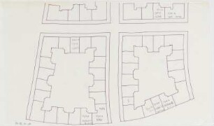 Thiersch, August ; München, Ismaningerstr.; Wohnbebauung - Übersichtsplan