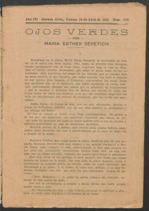1921012900: Ojos verdes
