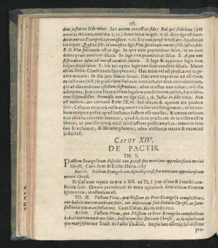 Caput XIV. De Pactis.