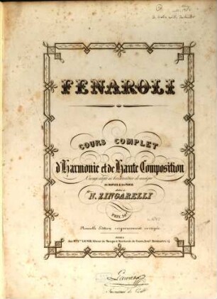Cours complet d'Harmonie et de Haute Composition